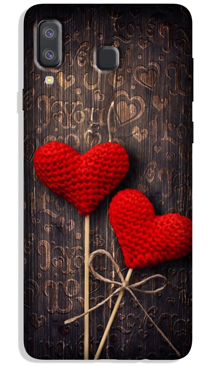 Red Hearts Case for Galaxy A8 Star