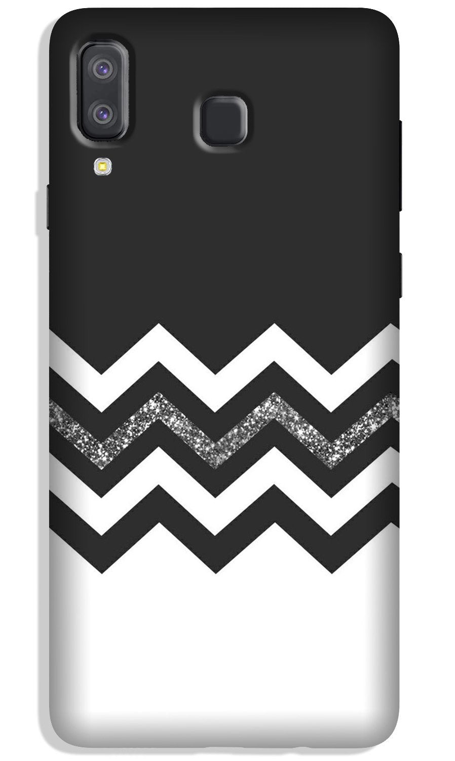Black white Pattern2Case for Galaxy A8 Star