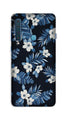 White flowers Blue Background2 Case for Galaxy A9 (2018)