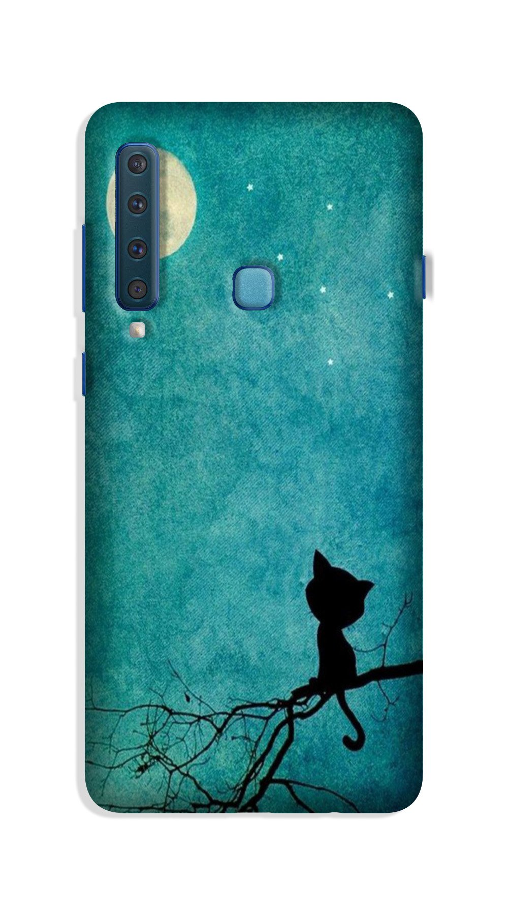 Moon cat Case for Galaxy A9 (2018)