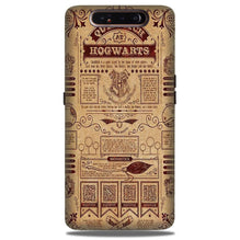 Hogwarts Mobile Back Case for Samsung Galaxy A90  (Design - 304)