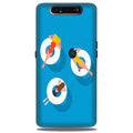 Girlish Mobile Back Case for Samsung Galaxy A90  (Design - 306)