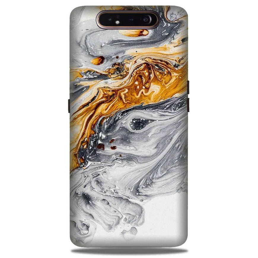Marble Texture Mobile Back Case for Samsung Galaxy A90  (Design - 310)