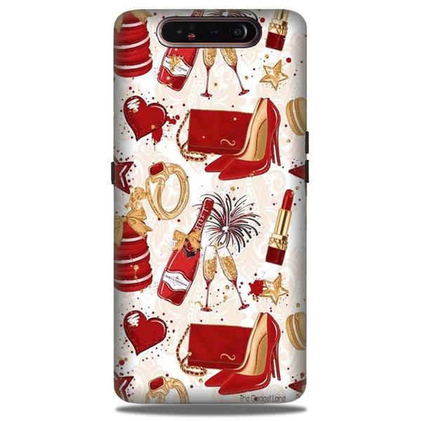 Girlish Mobile Back Case for Samsung Galaxy A80  (Design - 312)