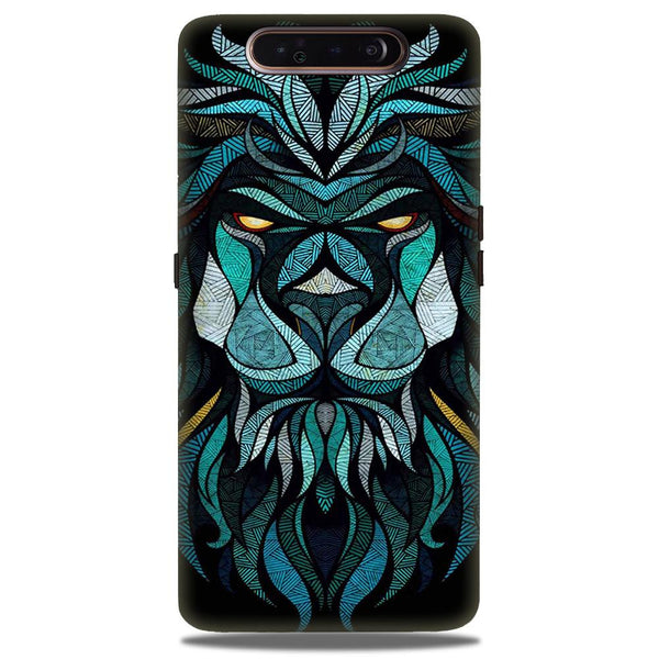 Lion Mobile Back Case for Samsung Galaxy A80  (Design - 314)