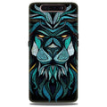 Lion Mobile Back Case for Samsung Galaxy A90  (Design - 314)