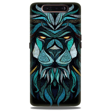 Lion Mobile Back Case for Samsung Galaxy A90  (Design - 314)