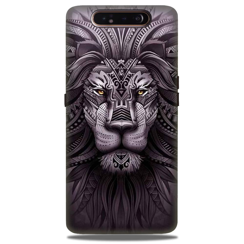 Lion Mobile Back Case for Samsung Galaxy A80  (Design - 315)