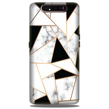 Marble Texture Mobile Back Case for Samsung Galaxy A90  (Design - 322)