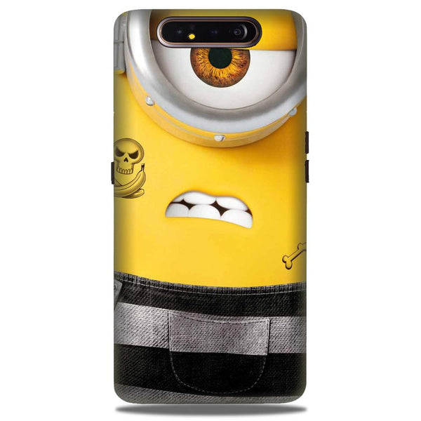 Minion Mobile Back Case for Samsung Galaxy A80  (Design - 324)