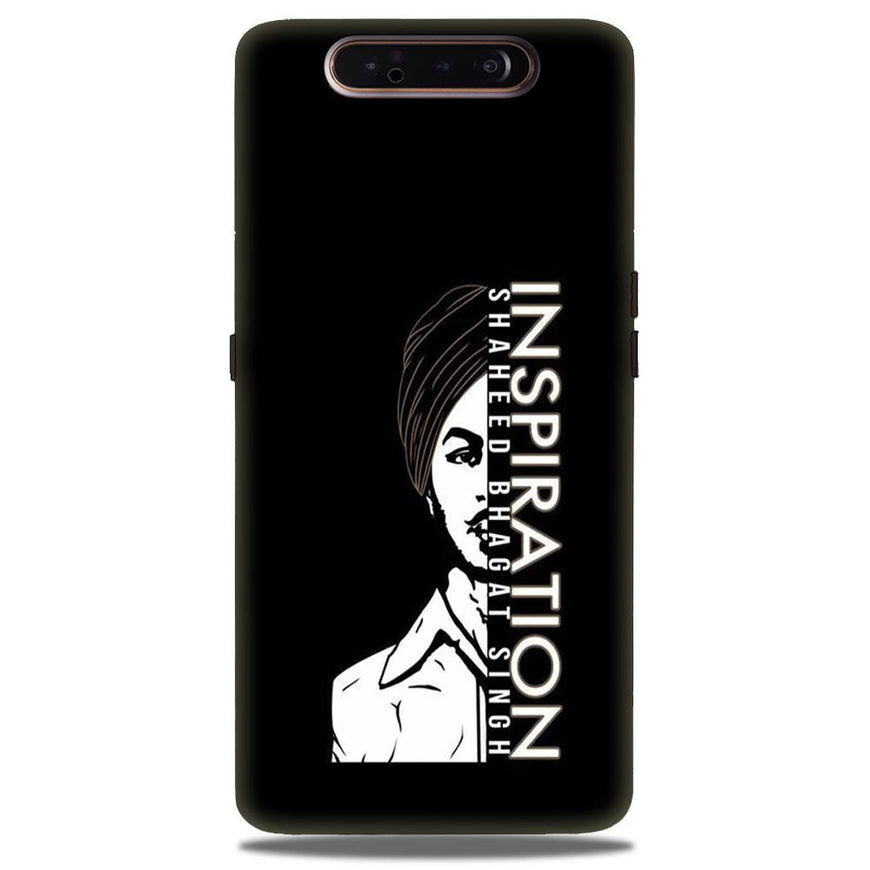 Bhagat Singh Mobile Back Case for Samsung Galaxy A80  (Design - 329)