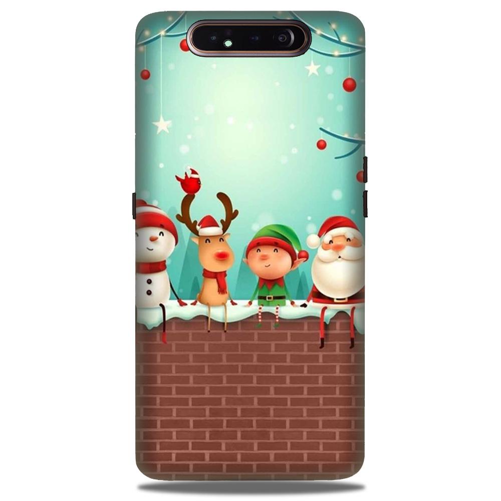Santa Claus Mobile Back Case for Samsung Galaxy A90  (Design - 334)