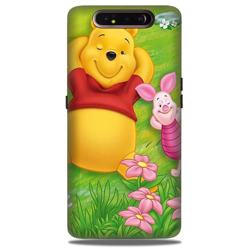 Winnie The Pooh Mobile Back Case for Samsung Galaxy A80  (Design - 348)