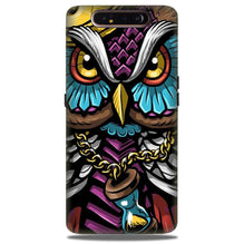 Owl Mobile Back Case for Samsung Galaxy A80  (Design - 359)