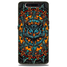 Owl Mobile Back Case for Samsung Galaxy A80  (Design - 360)