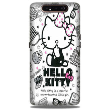 Hello Kitty Mobile Back Case for Samsung Galaxy A80  (Design - 361)