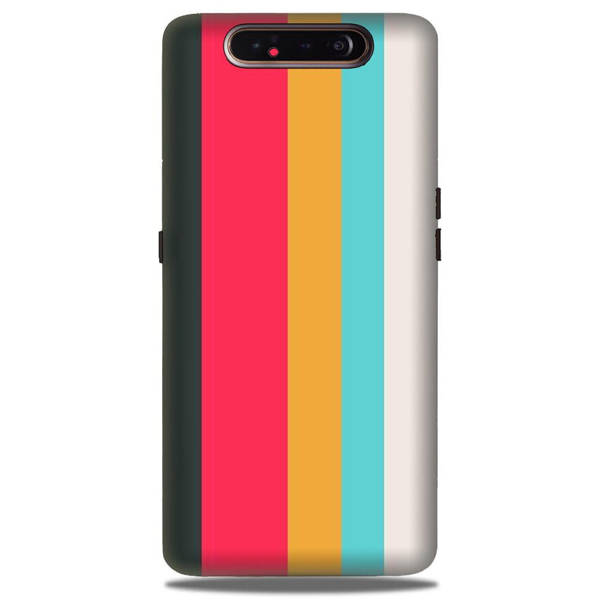 Color Pattern Mobile Back Case for Samsung Galaxy A90  (Design - 369)