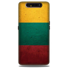 Color Pattern Mobile Back Case for Samsung Galaxy A80  (Design - 374)