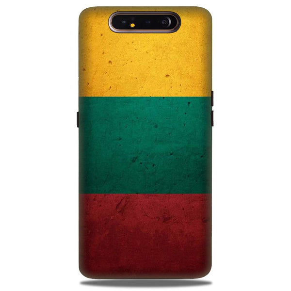 Color Pattern Mobile Back Case for Samsung Galaxy A90  (Design - 374)
