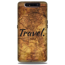 Travel Mobile Back Case for Samsung Galaxy A80  (Design - 375)