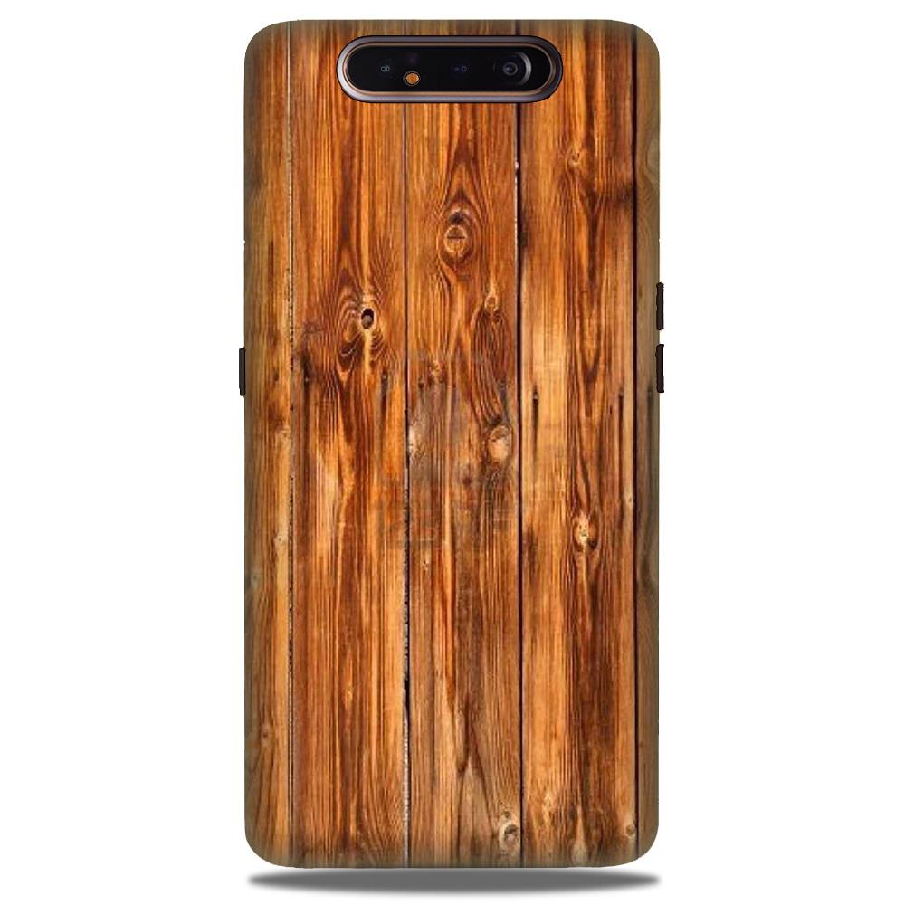 Wooden Texture Mobile Back Case for Samsung Galaxy A90  (Design - 376)
