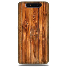 Wooden Texture Mobile Back Case for Samsung Galaxy A90  (Design - 376)