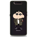 Shin Chan Mobile Back Case for Samsung Galaxy A90  (Design - 391)
