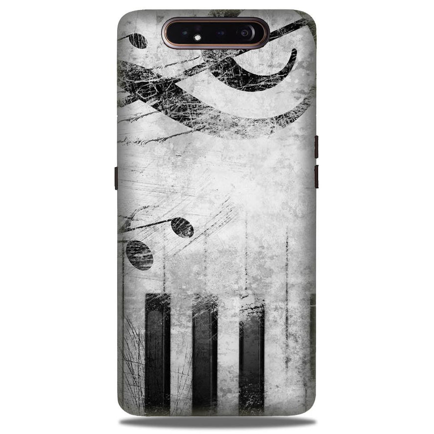 Music Mobile Back Case for Samsung Galaxy A80  (Design - 394)