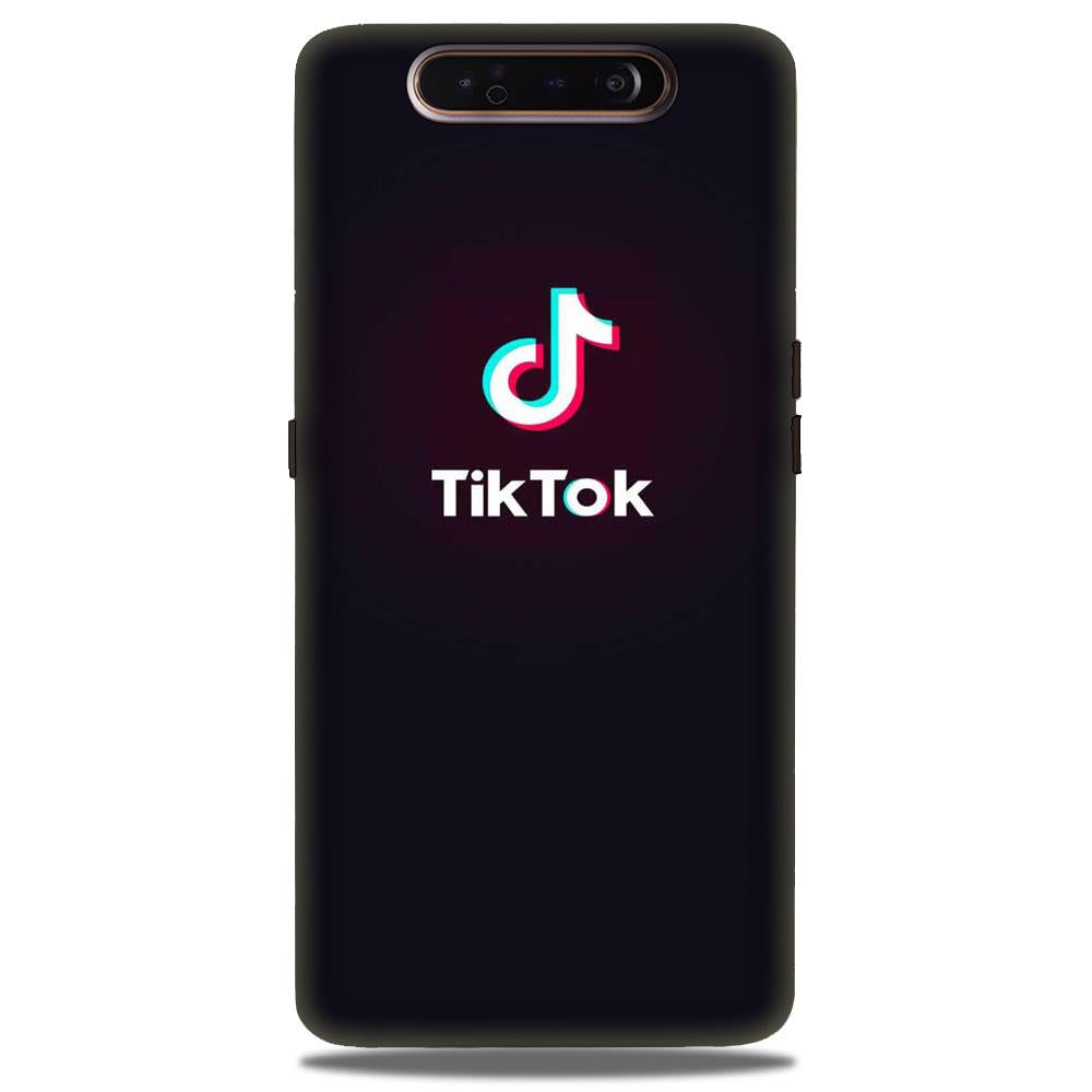 Tiktok Mobile Back Case for Samsung Galaxy A80  (Design - 396)