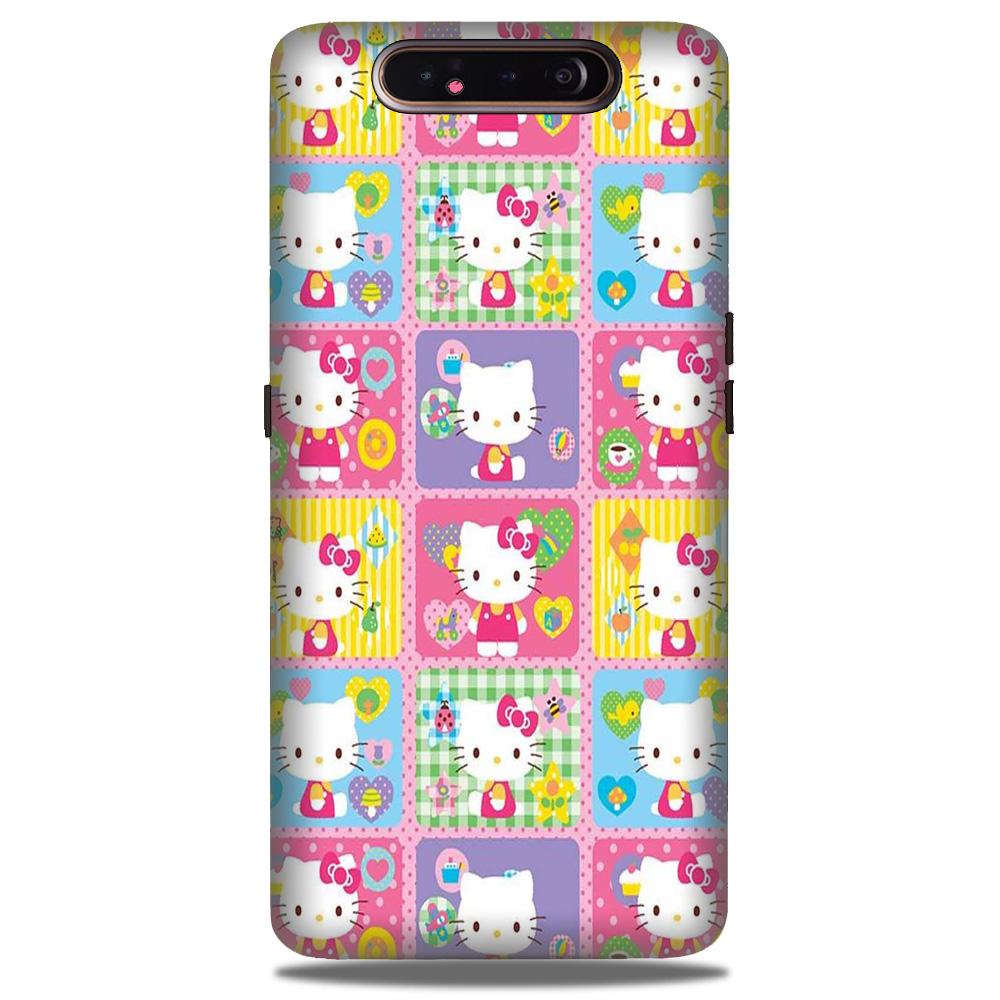 Kitty Mobile Back Case for Samsung Galaxy A80  (Design - 400)
