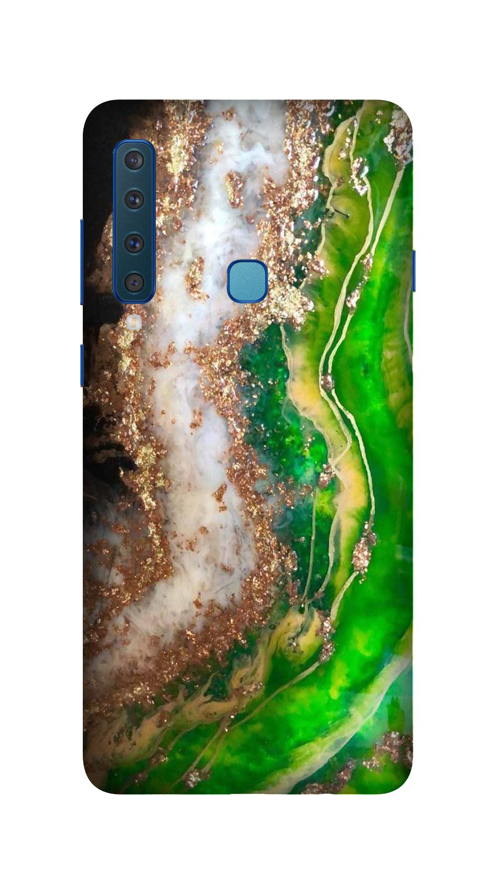 Marble Texture Mobile Back Case for Galaxy A9 2018   (Design - 307)