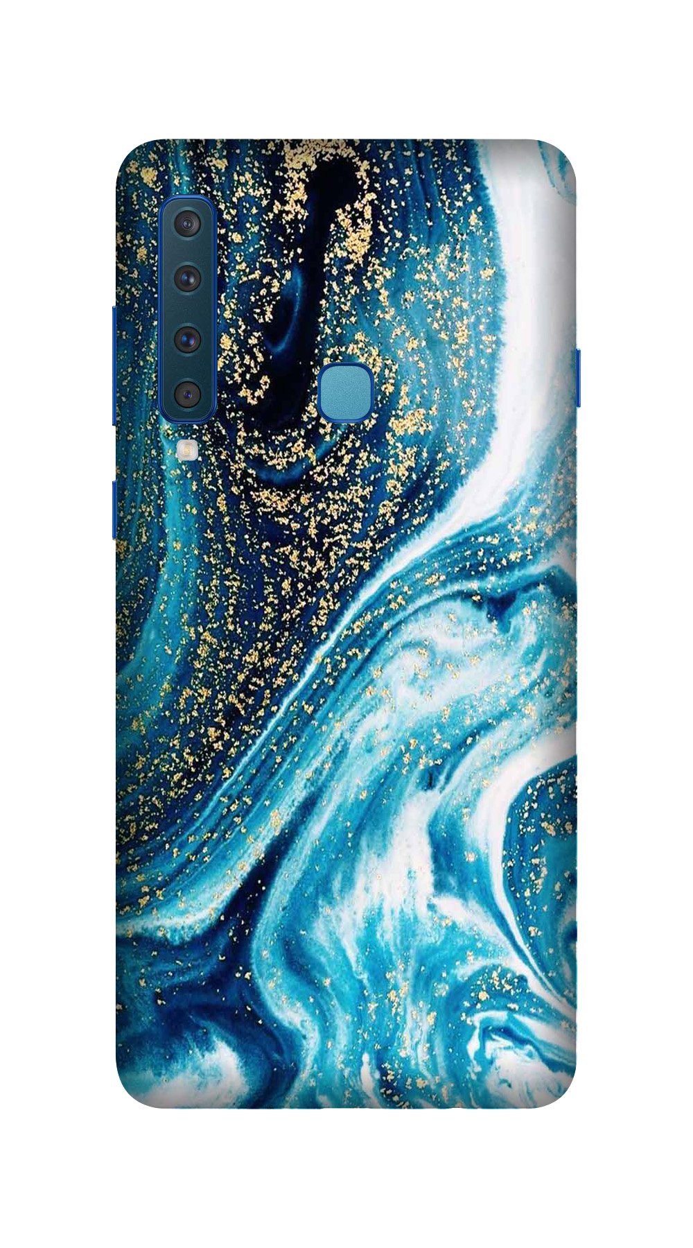 Marble Texture Mobile Back Case for Galaxy A9 2018 (Design - 308)