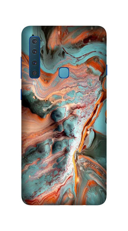 Marble Texture Mobile Back Case for Galaxy A9 2018 (Design - 309)