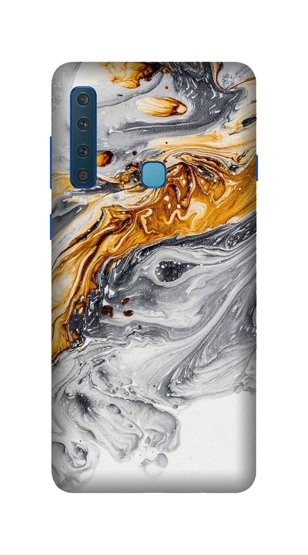Marble Texture Mobile Back Case for Galaxy A9 2018   (Design - 310)