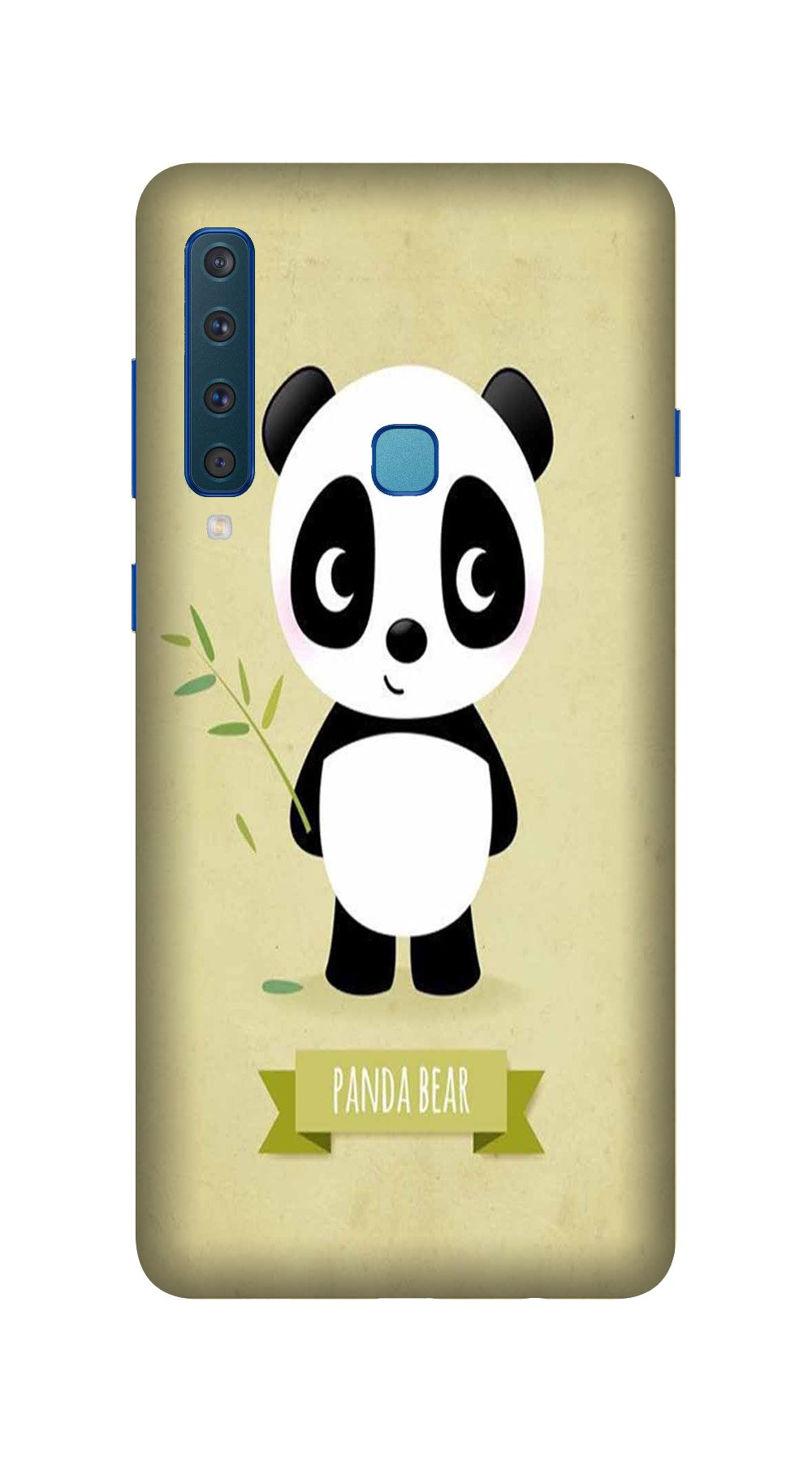 Panda Bear Mobile Back Case for Galaxy A9 2018 (Design - 317)