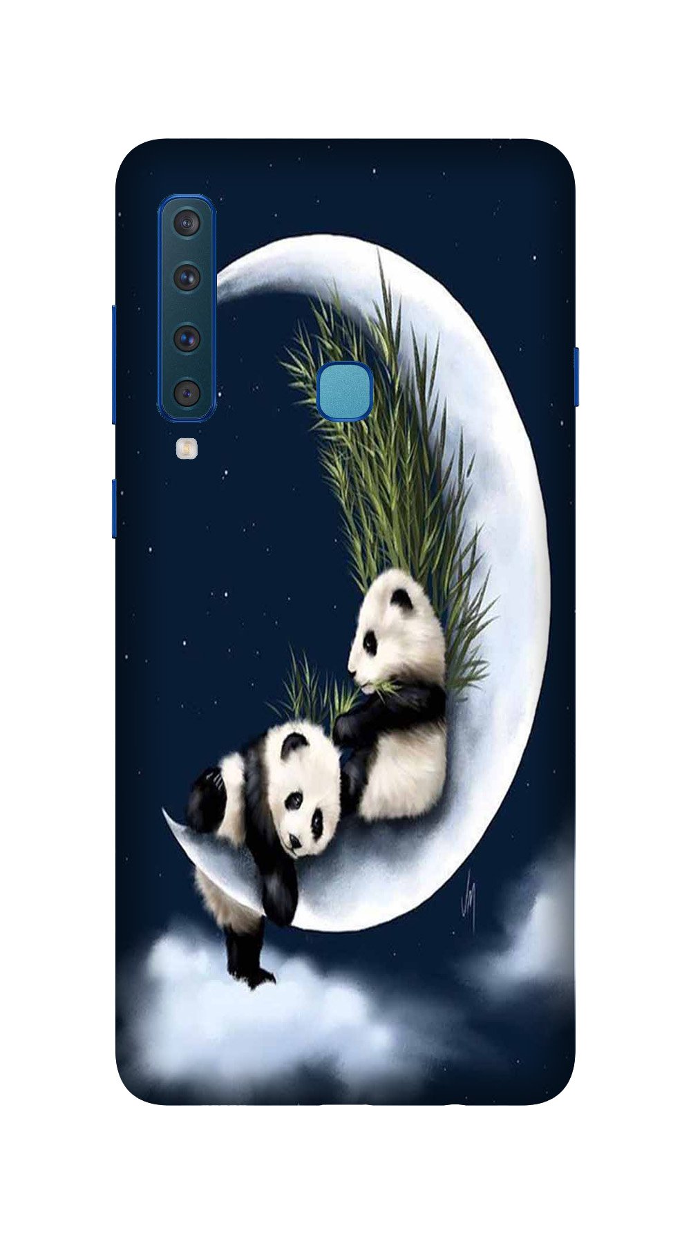 Panda Moon Mobile Back Case for Galaxy A9 2018   (Design - 318)