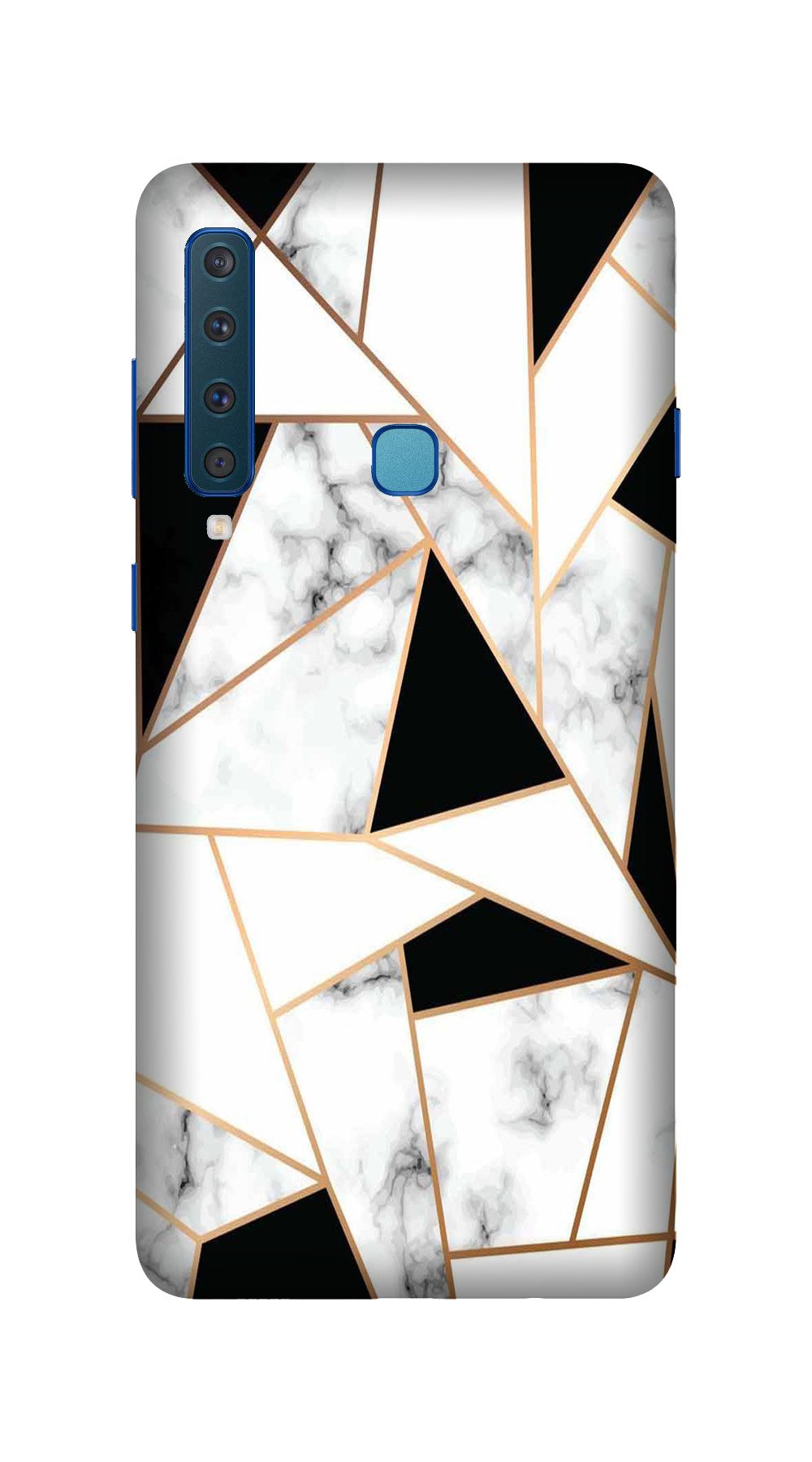 Marble Texture Mobile Back Case for Galaxy A9 2018   (Design - 322)