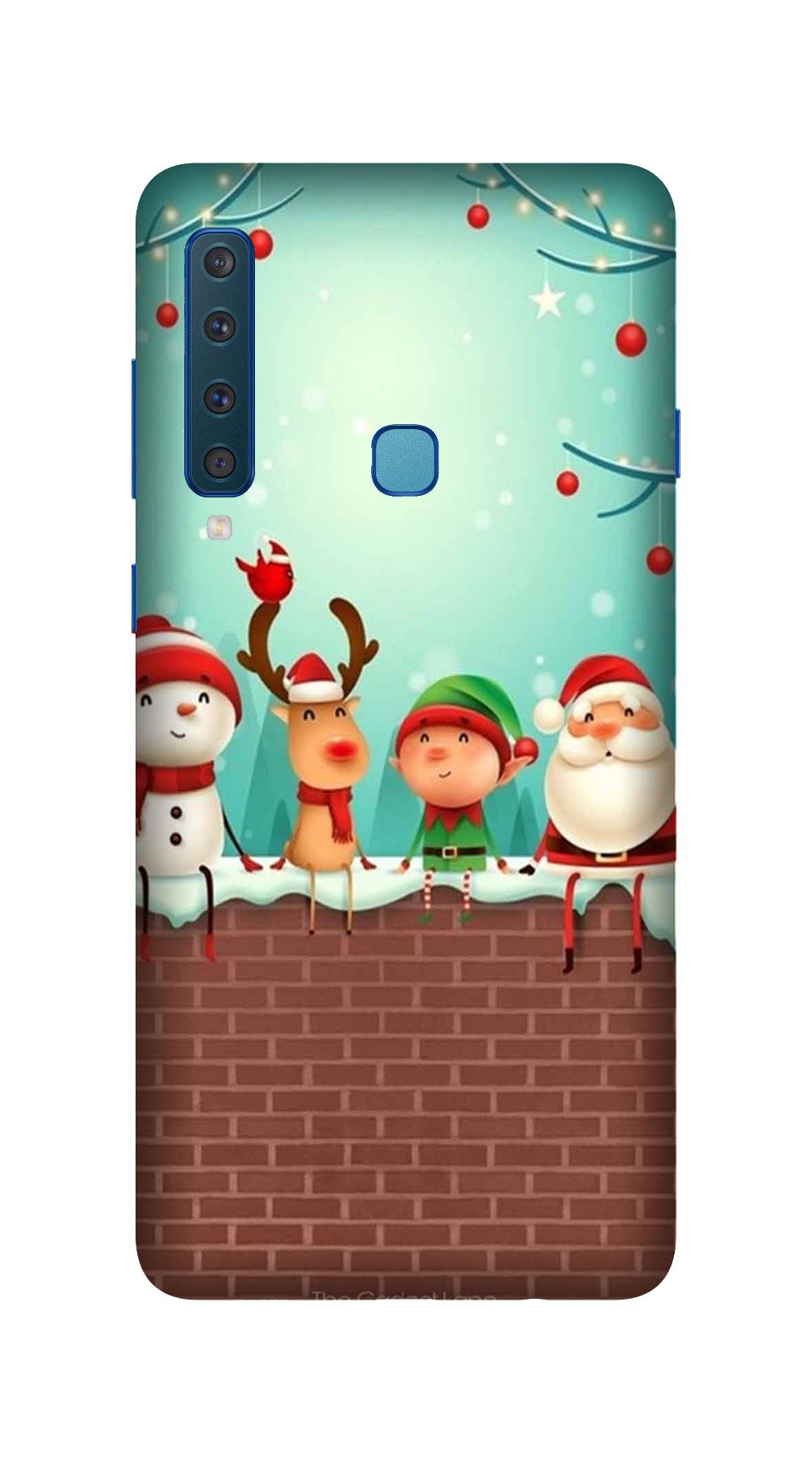 Santa Claus Mobile Back Case for Galaxy A9 2018 (Design - 334)