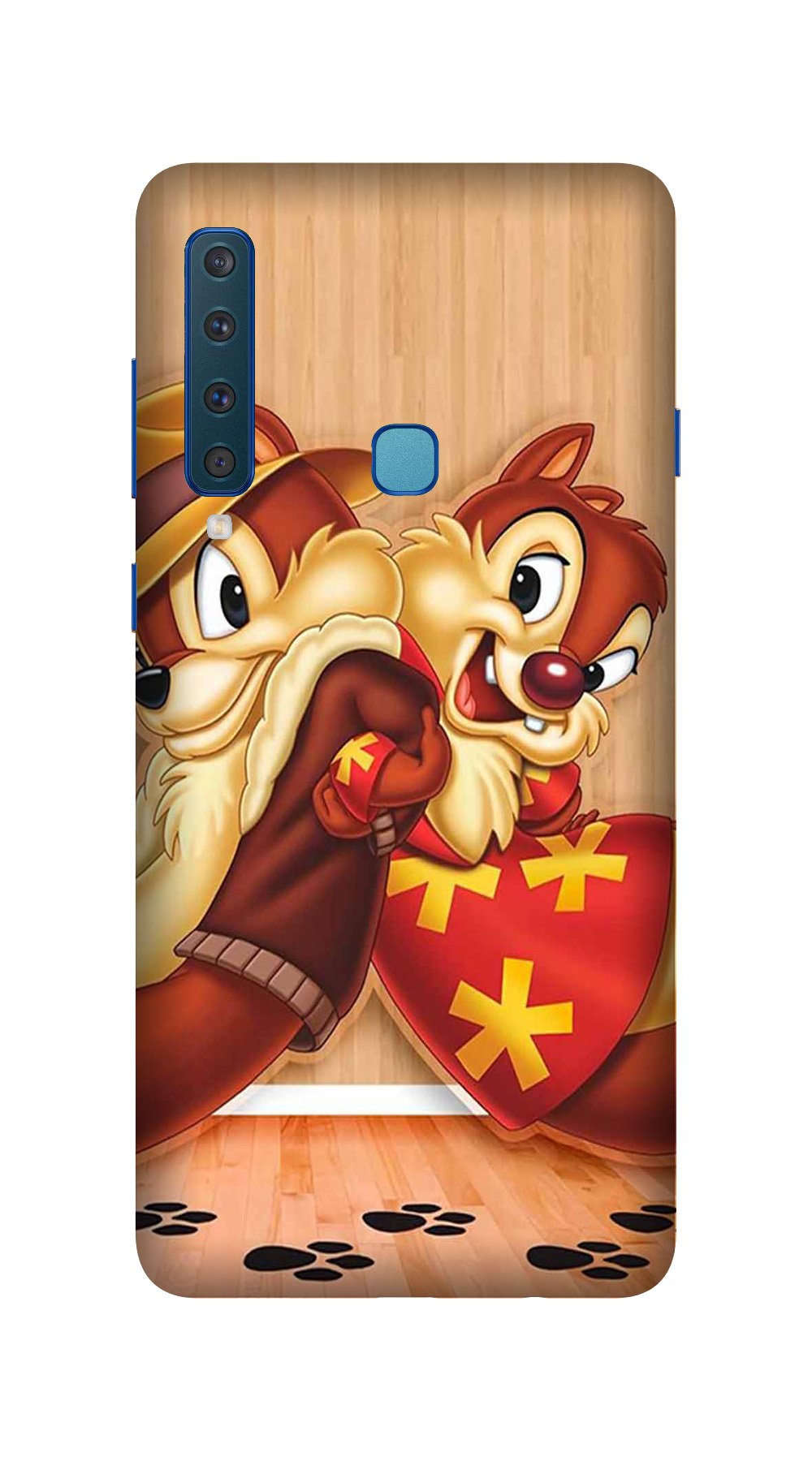 Chip n Dale Mobile Back Case for Galaxy A9 2018   (Design - 335)