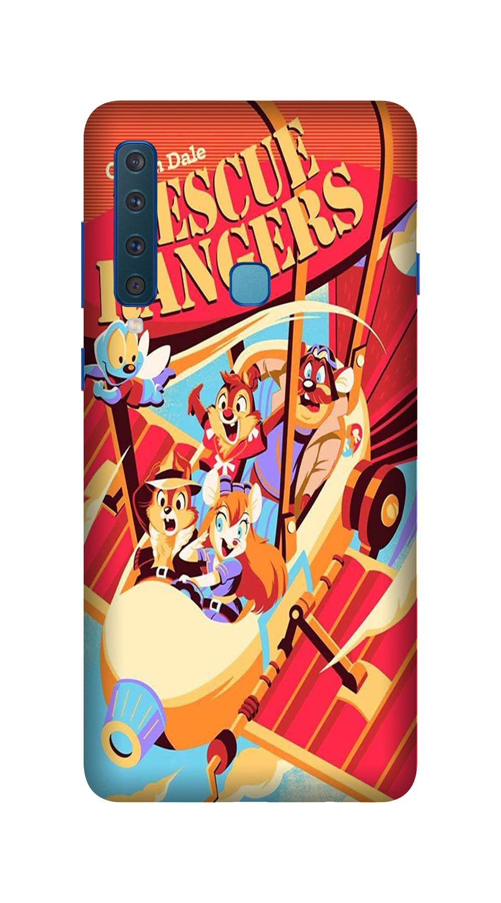 Rescue Rangers Mobile Back Case for Galaxy A9 2018   (Design - 341)