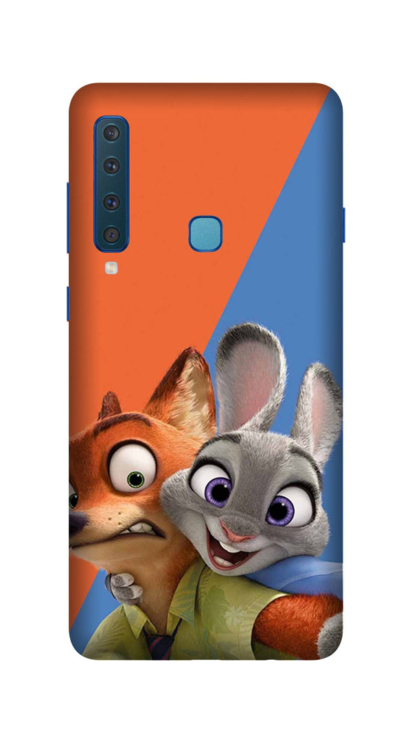Cartoon Mobile Back Case for Galaxy A9 2018   (Design - 346)