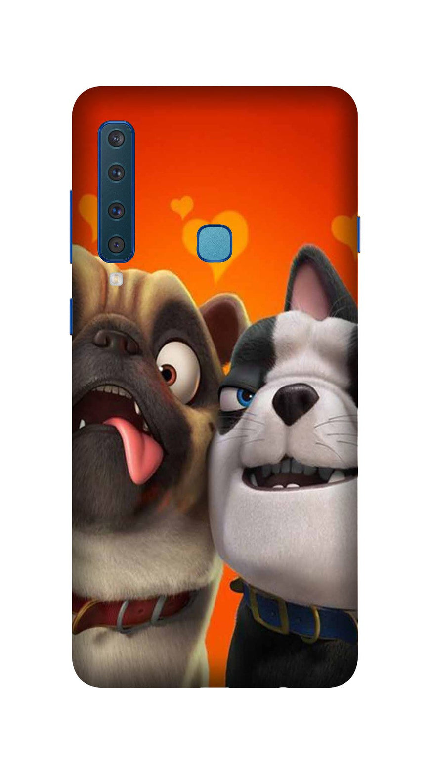 Dog Puppy Mobile Back Case for Galaxy A9 2018   (Design - 350)