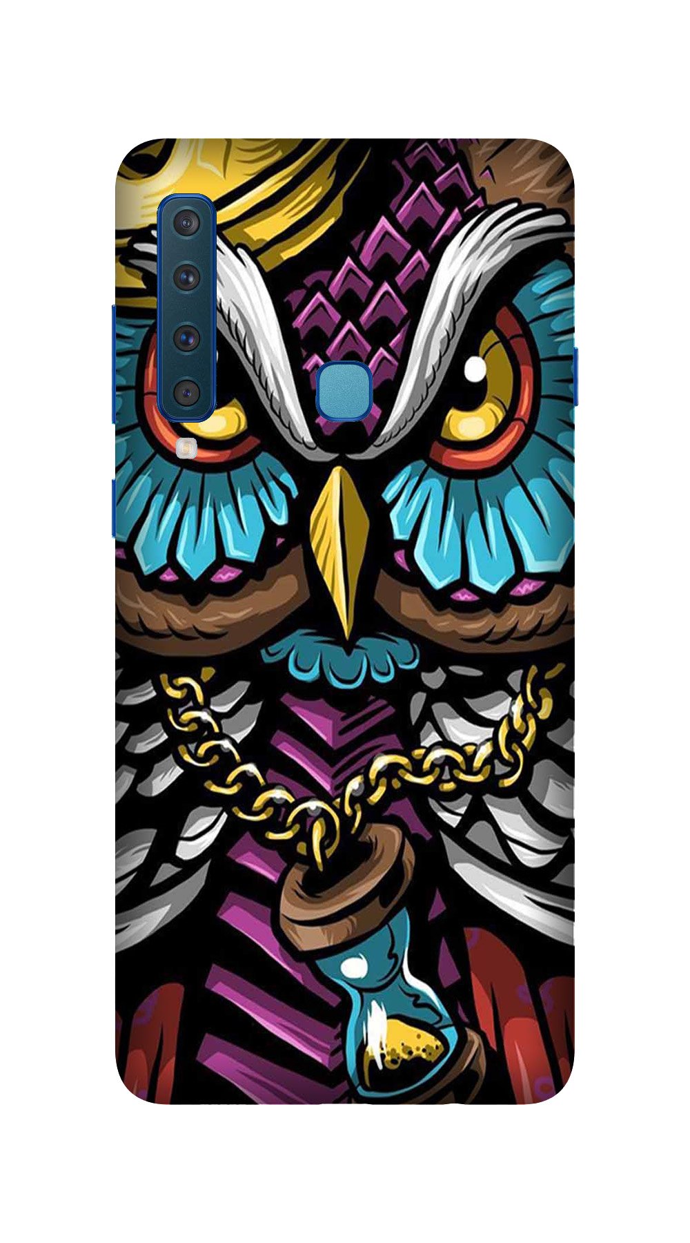 Owl Mobile Back Case for Galaxy A9 2018   (Design - 359)