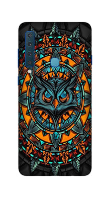 Owl Mobile Back Case for Galaxy A9 2018   (Design - 360)