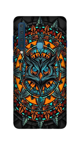 Owl Mobile Back Case for Galaxy A9 2018   (Design - 360)