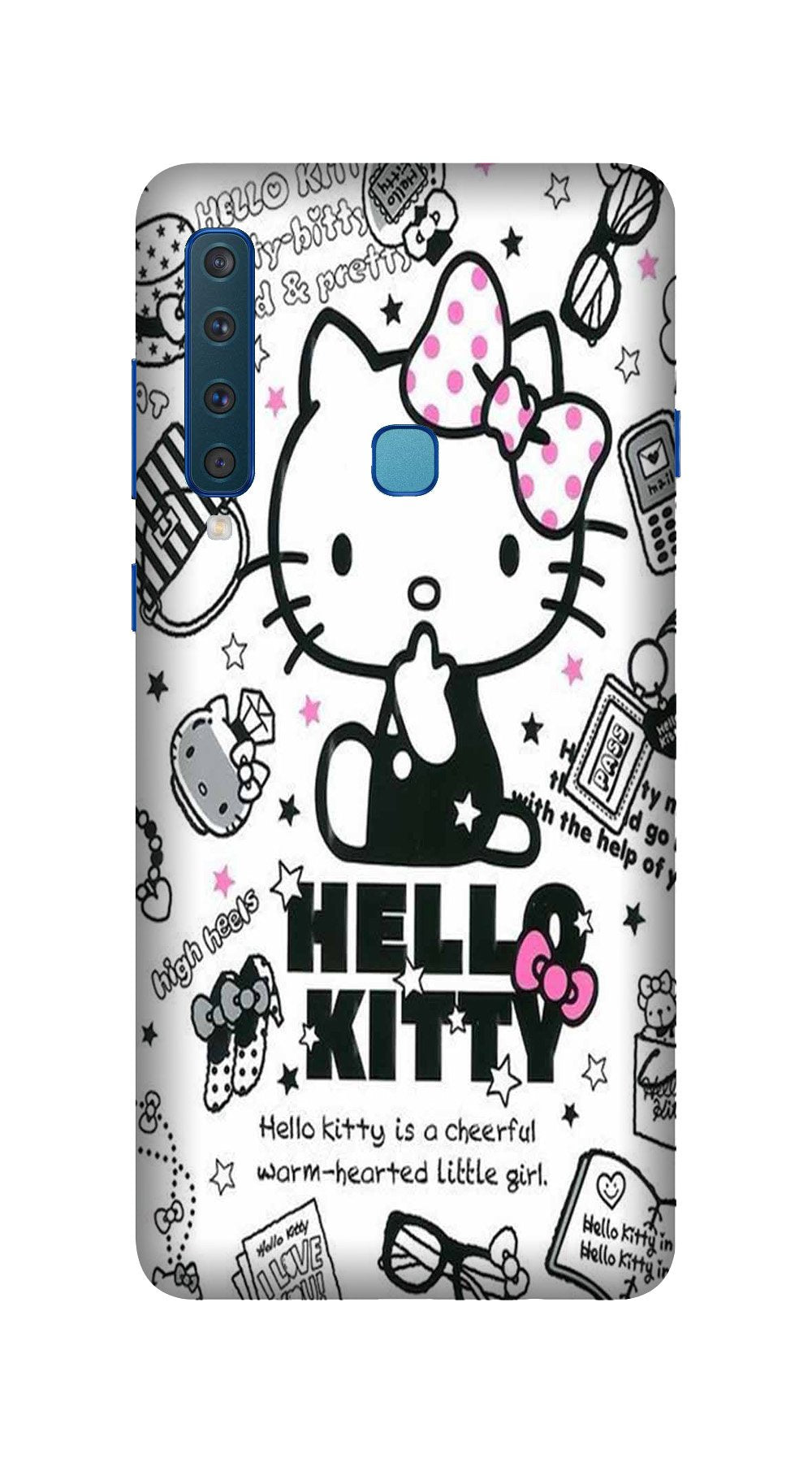 Hello Kitty Mobile Back Case for Galaxy A9 2018   (Design - 361)