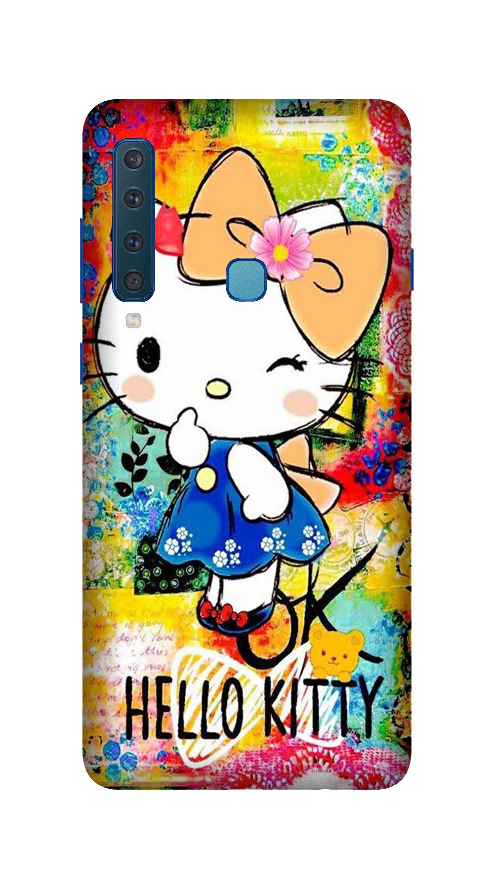 Hello Kitty Mobile Back Case for Galaxy A9 2018   (Design - 362)