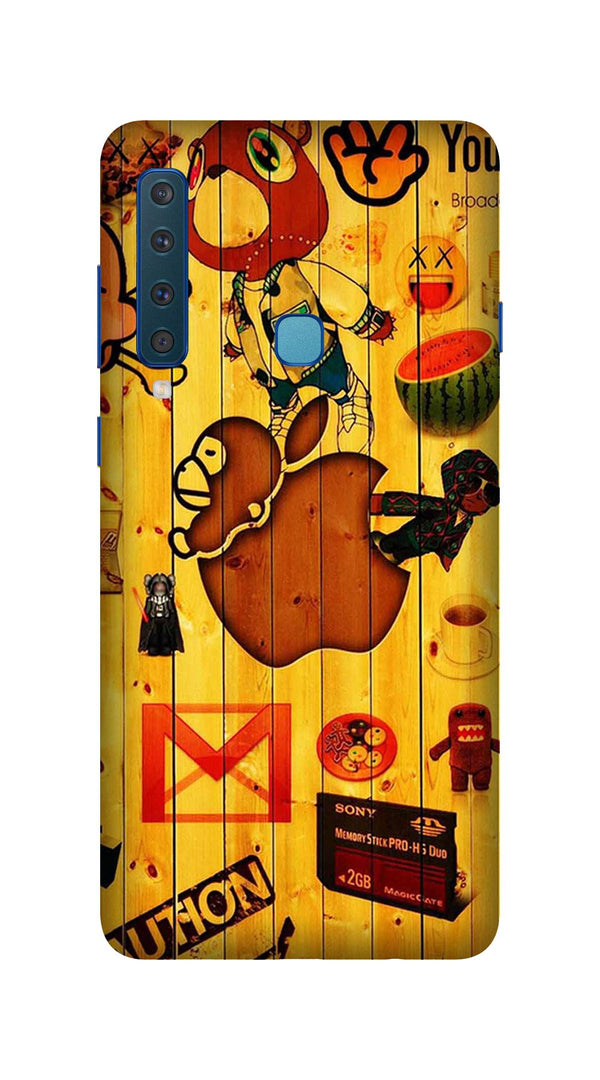 Wooden Texture Mobile Back Case for Galaxy A9 2018   (Design - 367)