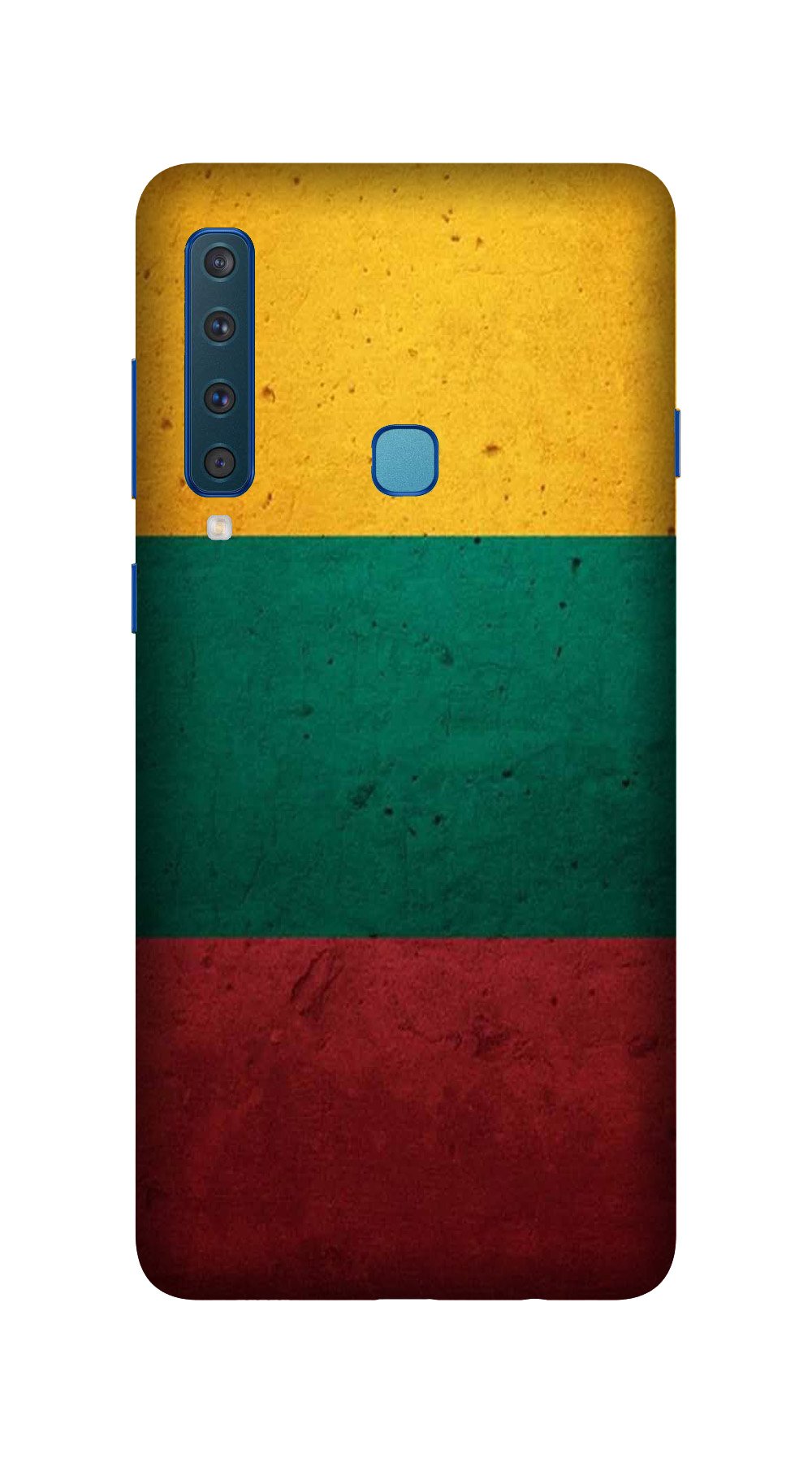 Color Pattern Mobile Back Case for Galaxy A9 2018   (Design - 374)