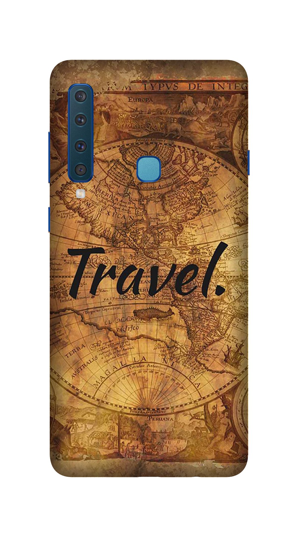 Travel Mobile Back Case for Galaxy A9 2018   (Design - 375)